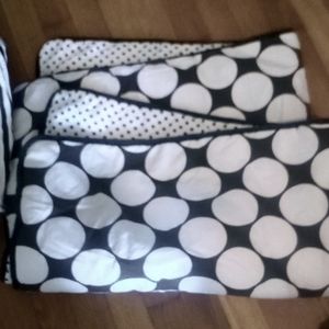 Crib Bedding Set Black and White